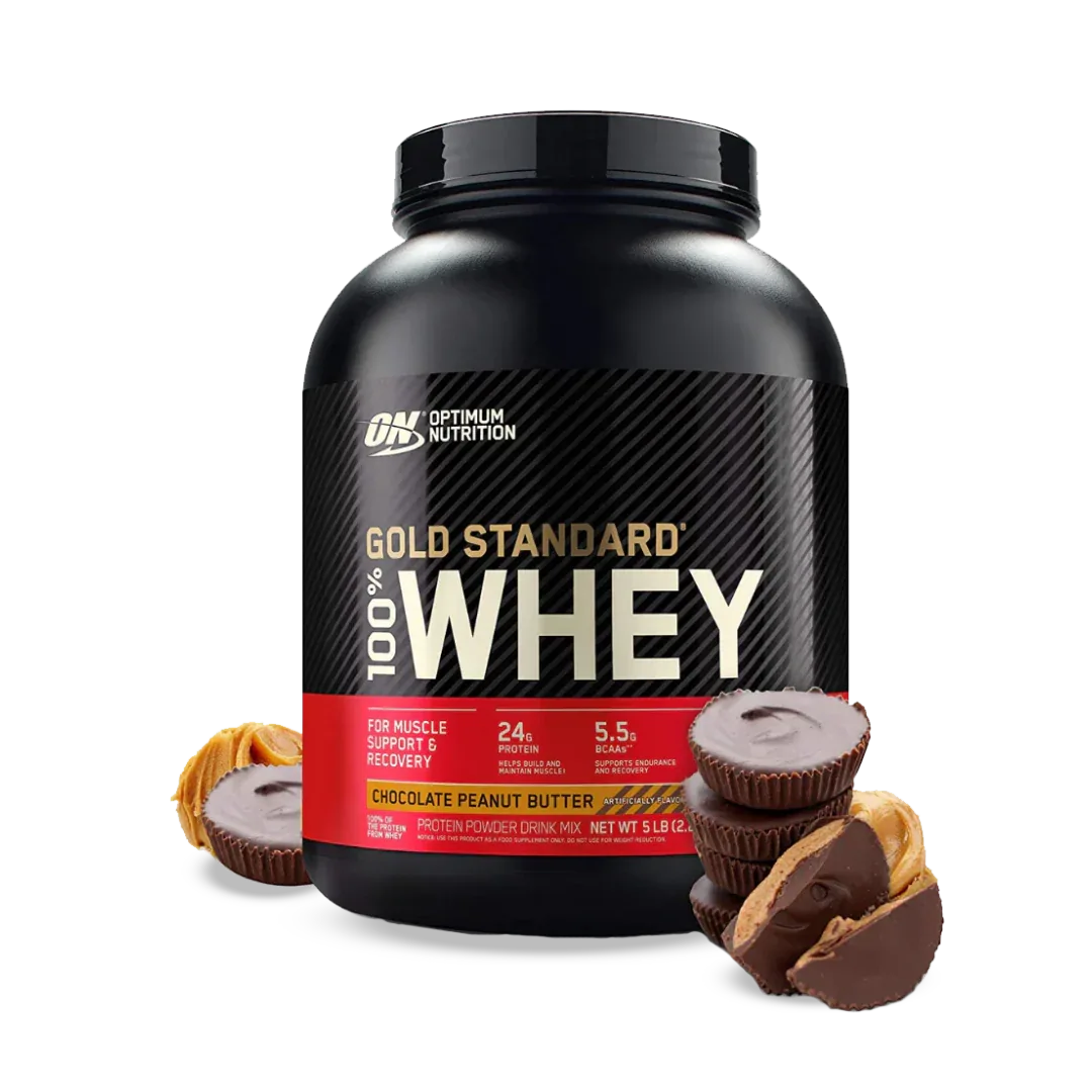 Gold Standard Whey 5lbs Optimum Nutrition - 24g Proteína - Get Fit Mexico