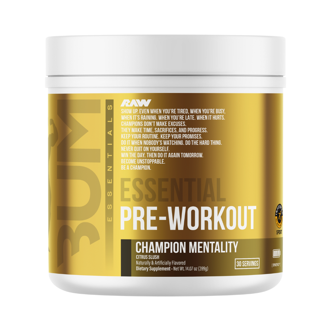 Essential Pre Entreno de CBUM x RAW