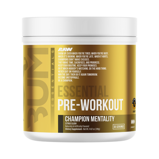 Essential Pre Entreno de CBUM x RAW