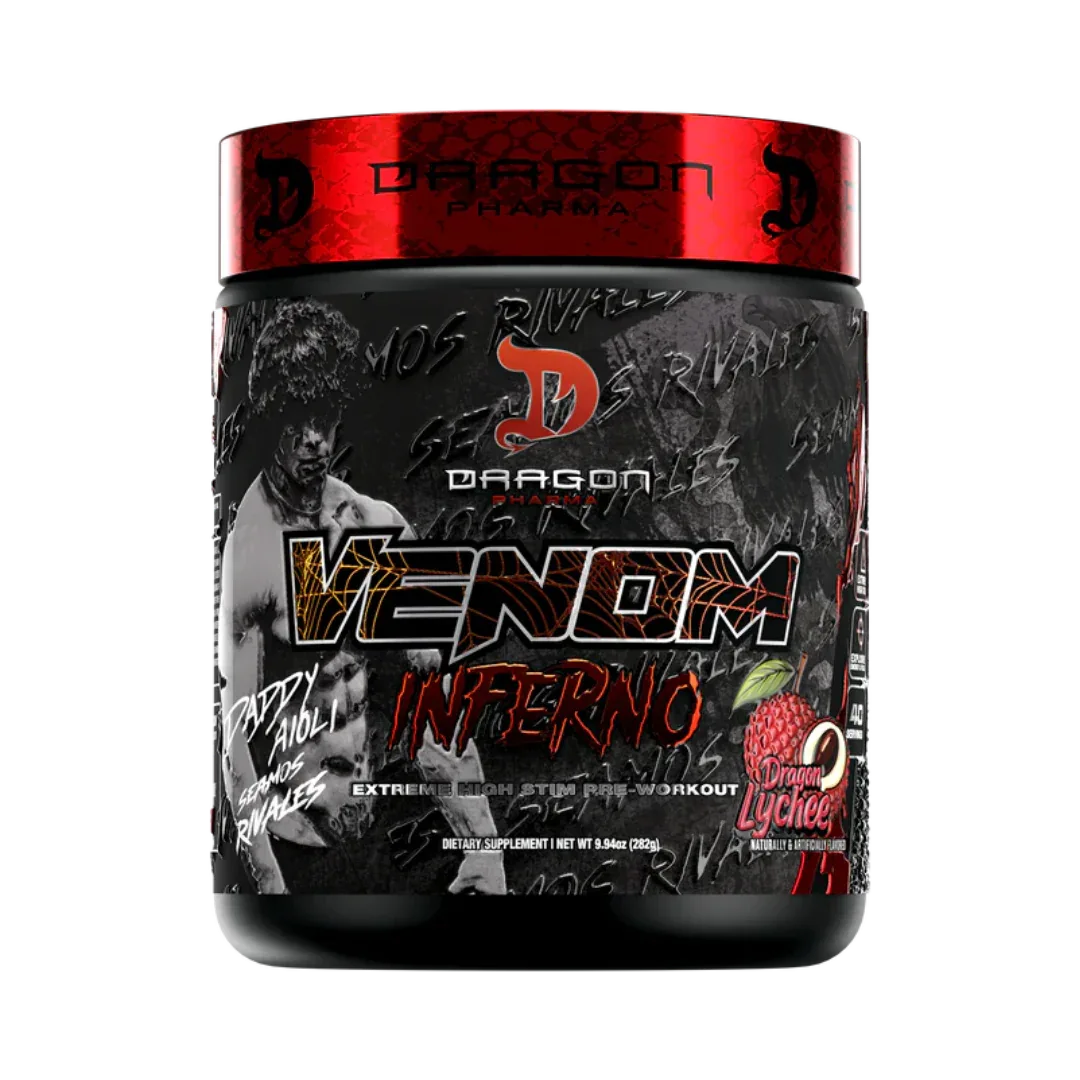 Venom Inferno Pre-Entreno Dragon Pharma - 30 Tomas - Get Fit Mexico