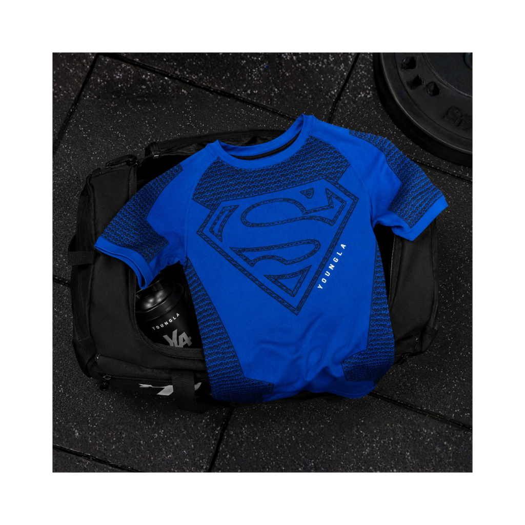 Playera de Compresión Superman YOUNGLA | Ropa Deportiva Premium para Gym