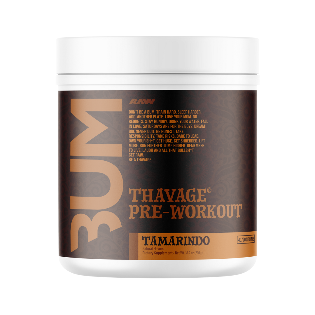 Thavage Pre-Entreno de CBUM x RAW