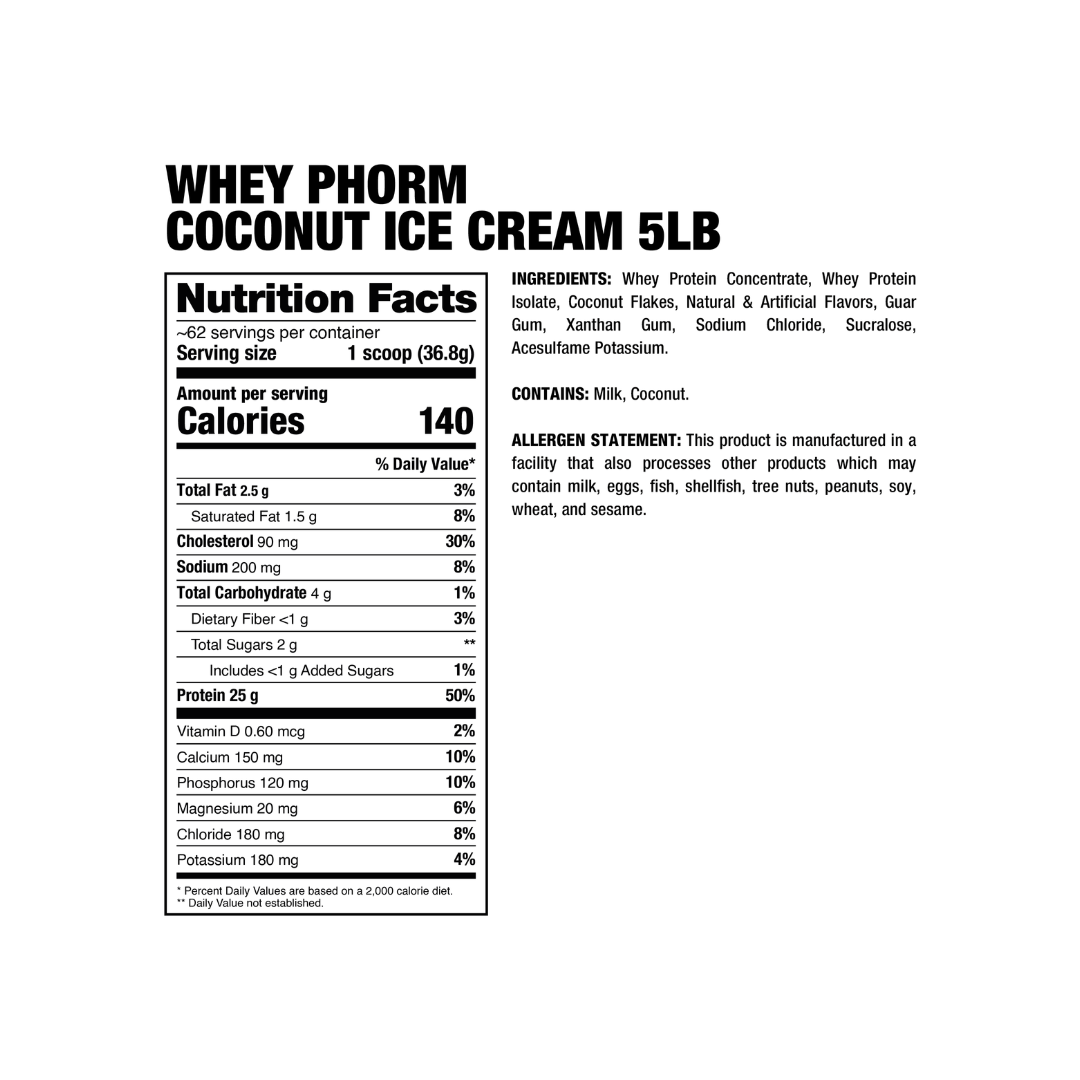 Whey Phorm Proteína 5lbs Dragon Pharma - Isolate + Concentrado