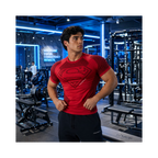 Playera de Compresión Superman YOUNGLA | Ropa Deportiva Premium para Gym