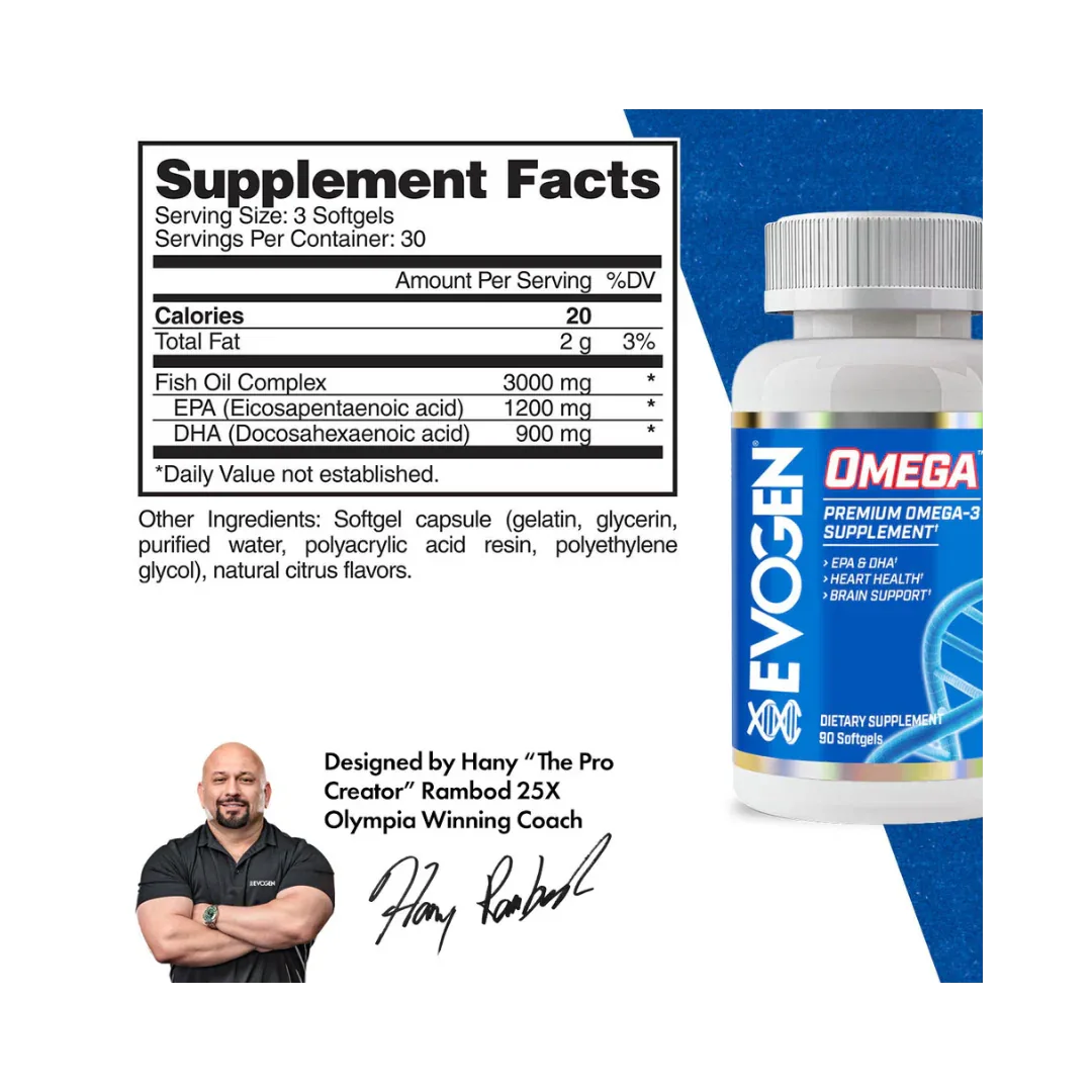Omega 3 - EVOGEN - Get Fit Mexico