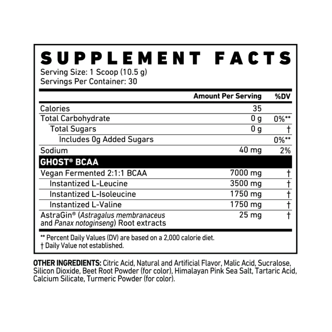 BCAA´s - GHOST - Get Fit Mexico