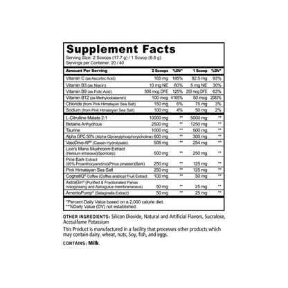 Pump Stim Free Pre-Entreno - PANDA SUPPS
