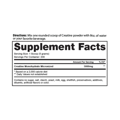 Creatina Monohidrato - DRAGON PHARMA