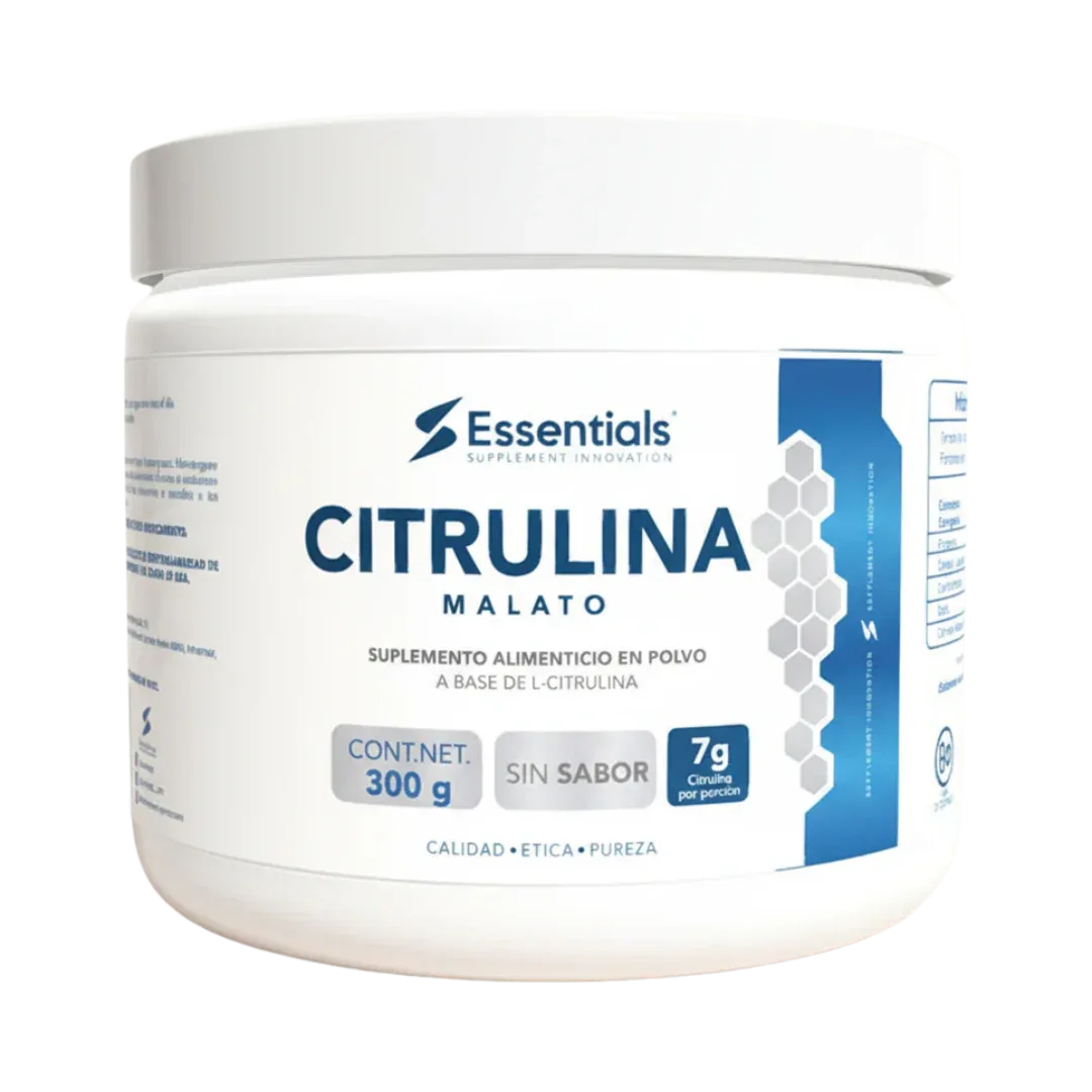 Citrulina Malato Essentials 300g - Pump y Resistencia 42 Tomas - Get Fit Mexico