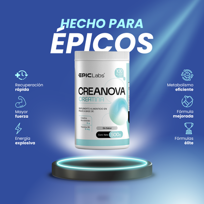 CREANOVA® | Creatina + B6 de alta absorción