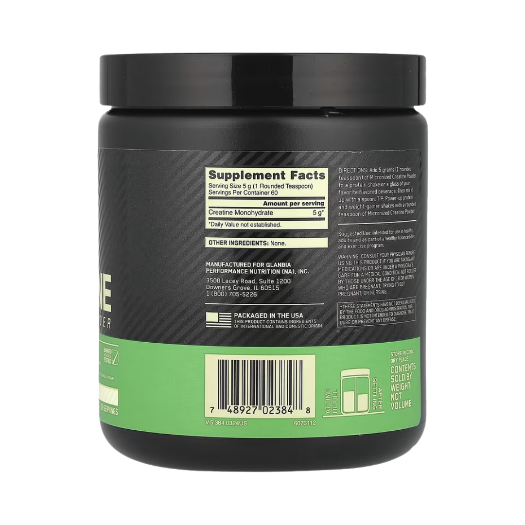 Creatina Monohidrato - OPTIMUM NUTRITION