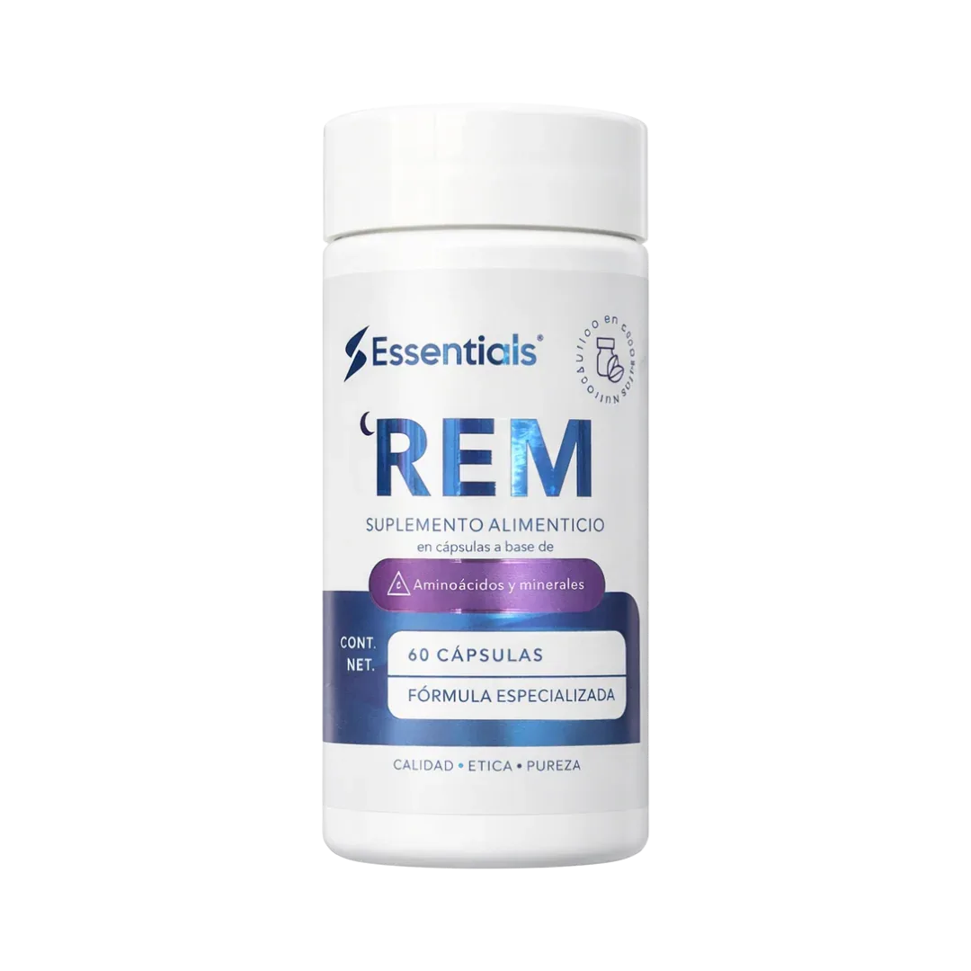 REM Sueño Profundo Essentials - Melatonina + Magnesio 30 Tomas - Get Fit Mexico