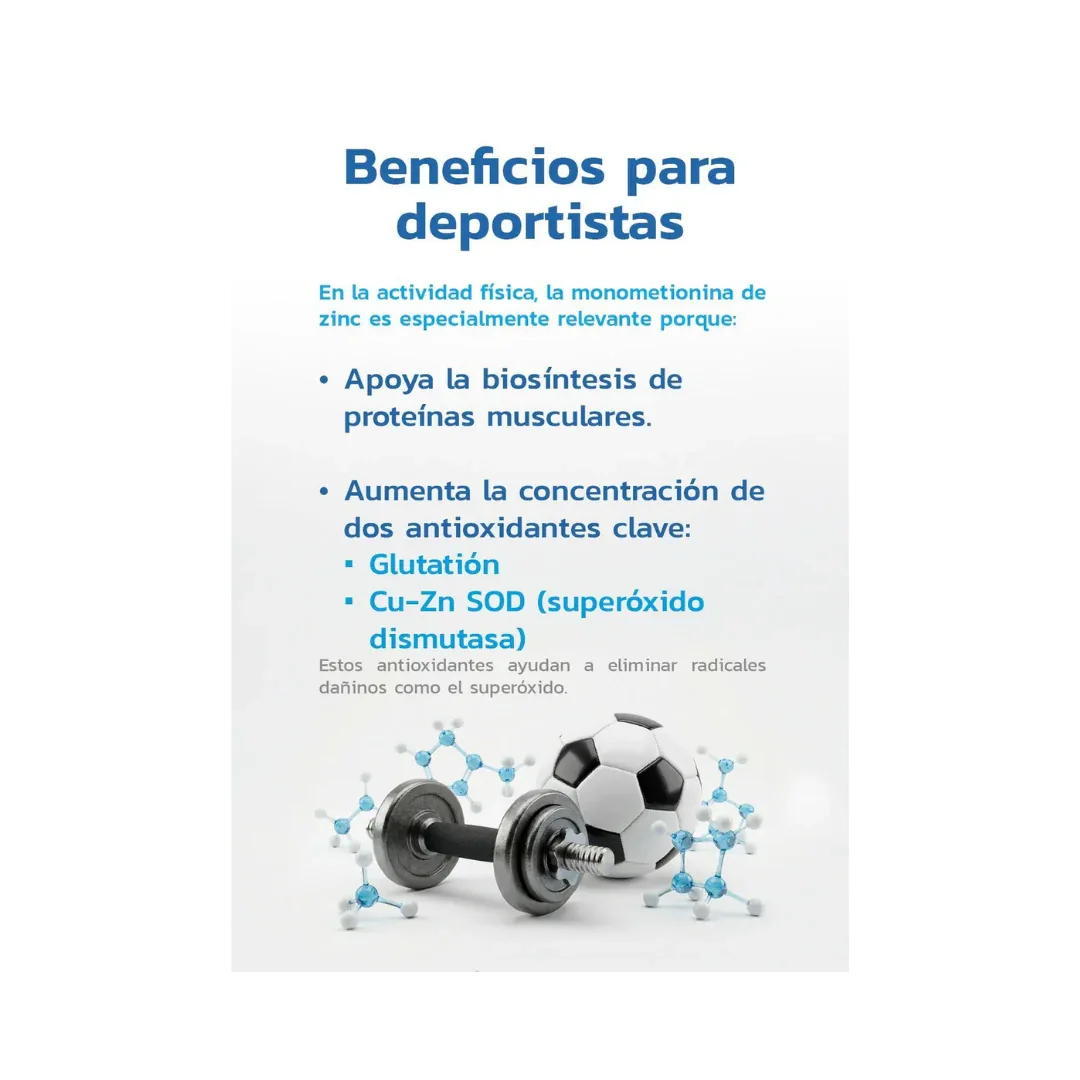 Zinc 50 mg con Patente Optizinc para Mayor Absorción - ESSENTIALS - Get Fit Mexico
