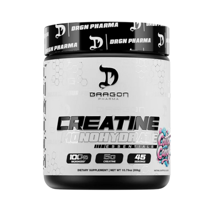 Creatina Monohidrato con Sabor Dragon Pharma Essentials - 45 Servicios para Aumentar Fuerza y Masa Muscular