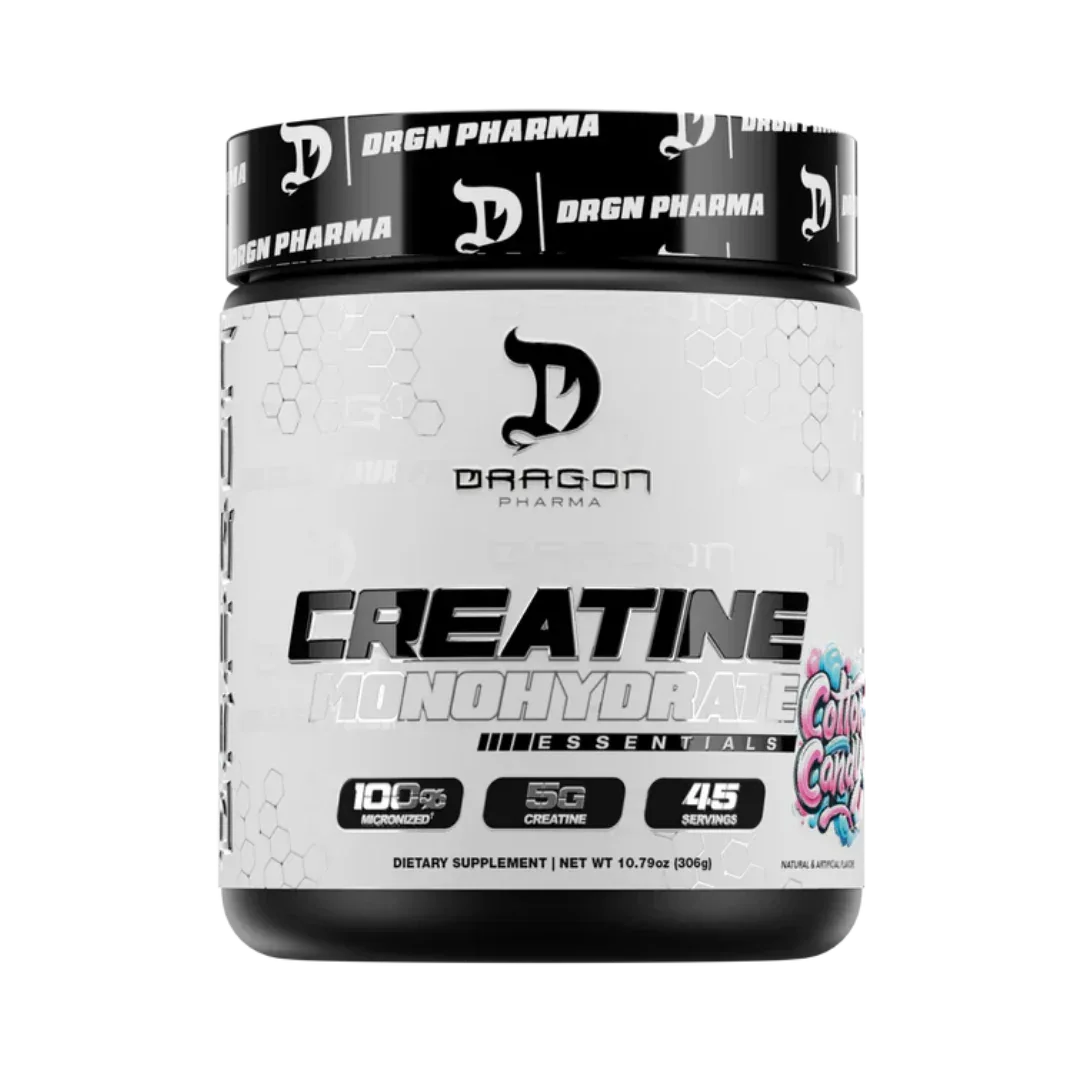 Creatina Monohidrato con Sabor Dragon Pharma Essentials - 45 Servicios para Aumentar Fuerza y Masa Muscular - Get Fit Mexico