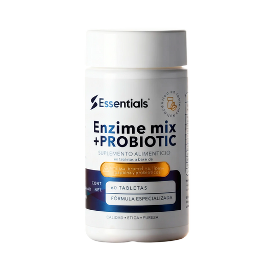 Enzimas Digestivas + Probióticos 13 Billones UFC - Mejora Digestión - 60 Tabletas