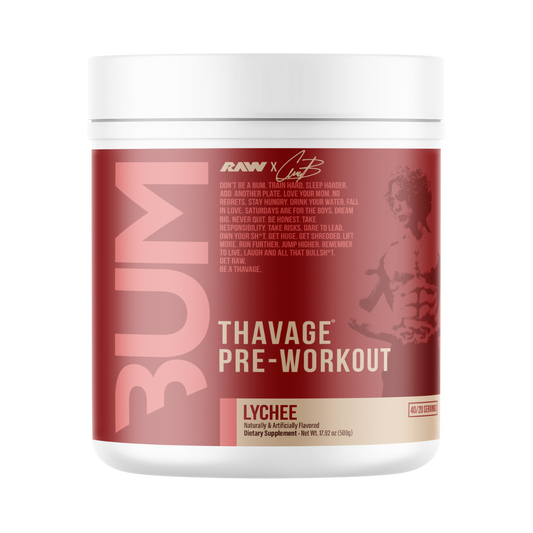 Thavage Pre-Entreno de CBUM x RAW