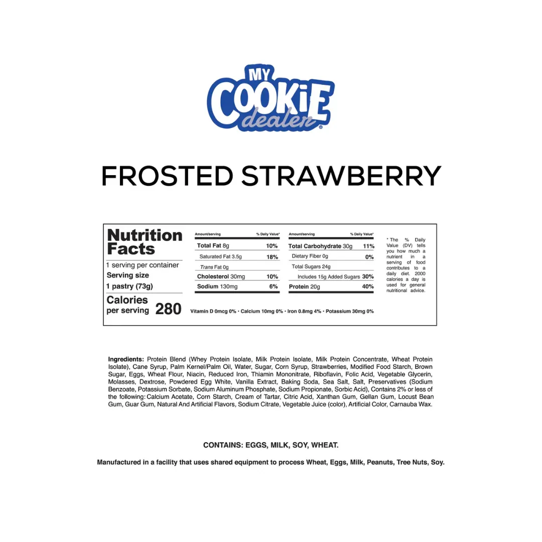 Pop Tart Snack Saludable con 20g de Proteína | My Cookie Dealer - Get Fit Mexico