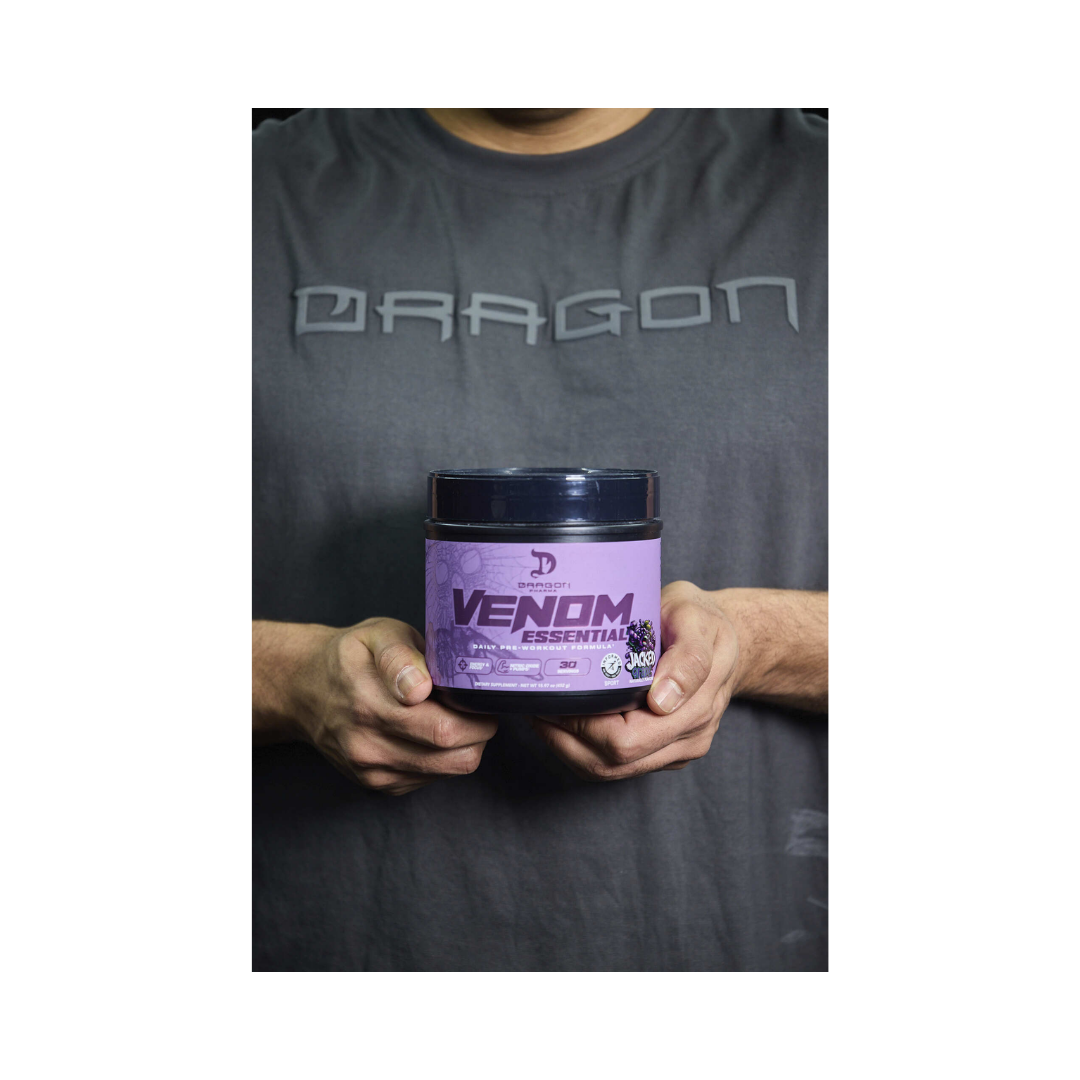 Venom Essential Pre-Entreno Dragon Pharma | Energía Extrema, Enfoque y Pump 30 Servicios