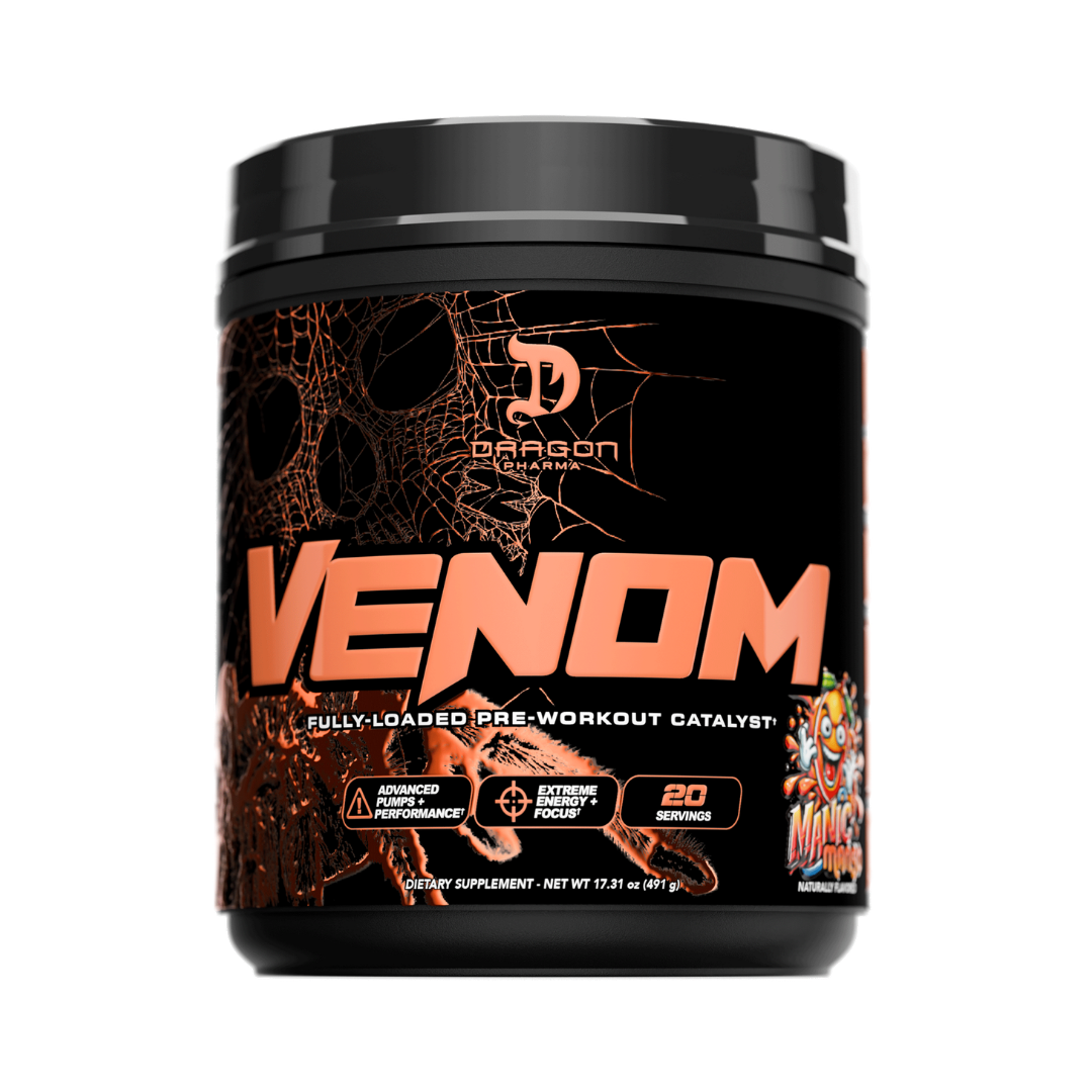 Pre-Entreno Venom Catalyst Avanzado con Patentes | Máximo Rendimiento Dragon Pharma