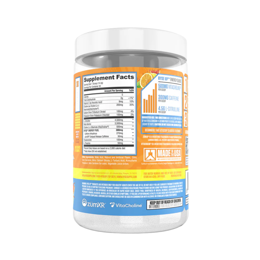 Loaded Pre-Entreno RYSE - Energía, Pump y Enfoque 30 Tomas