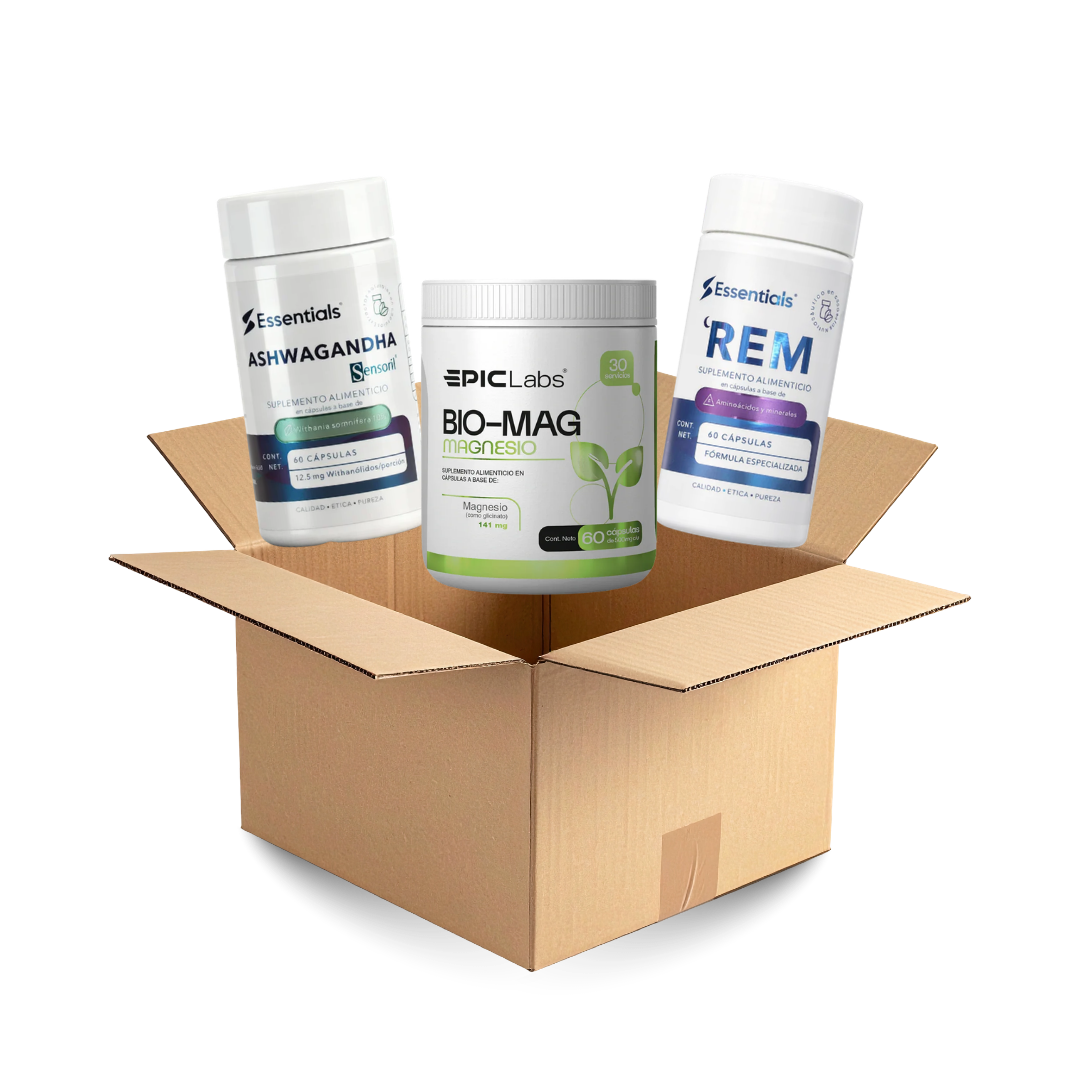 Combo Descanso Profundo | Ashwagandha Sensoril® + Magnesio + Melatonina
