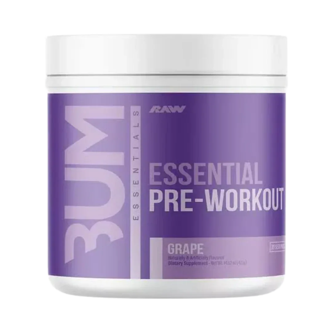Essential Pre-Entreno CBUM x RAW - Energía y Bombeo 30 Tomas - Get Fit Mexico