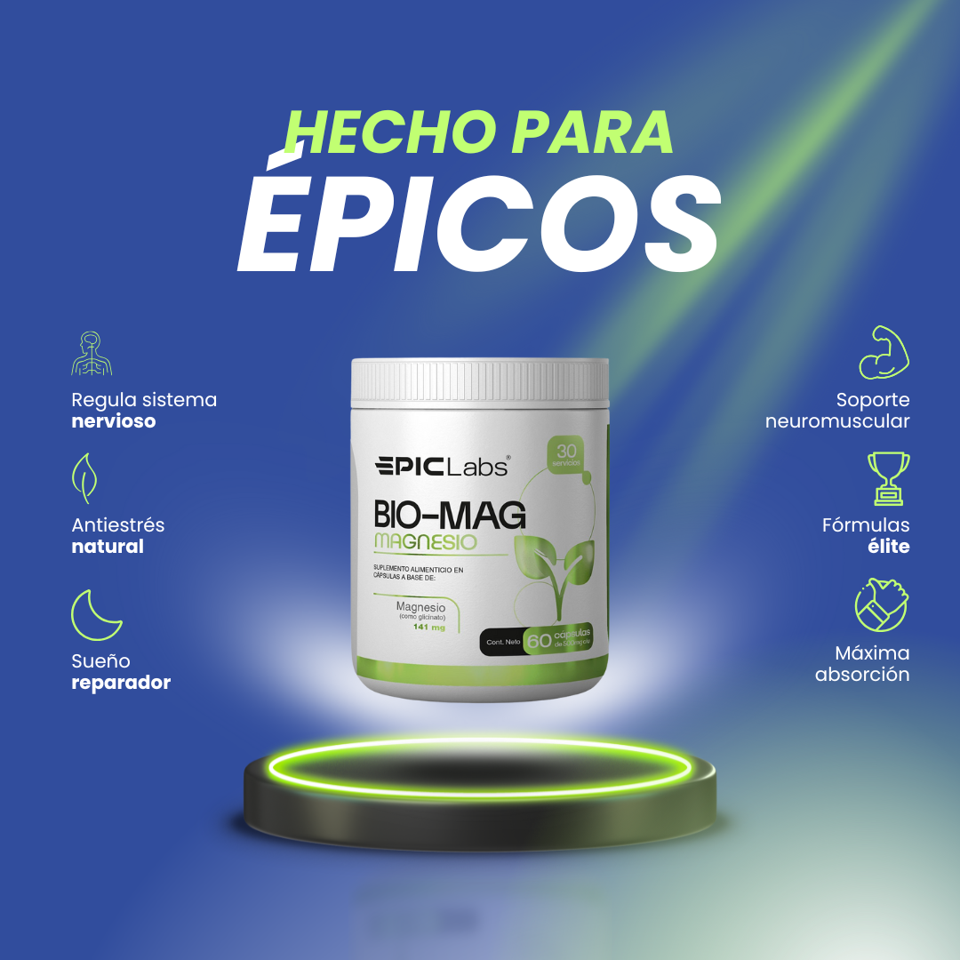 BIO-MAG® | Magnesio glicinato recuperación y rendimiento