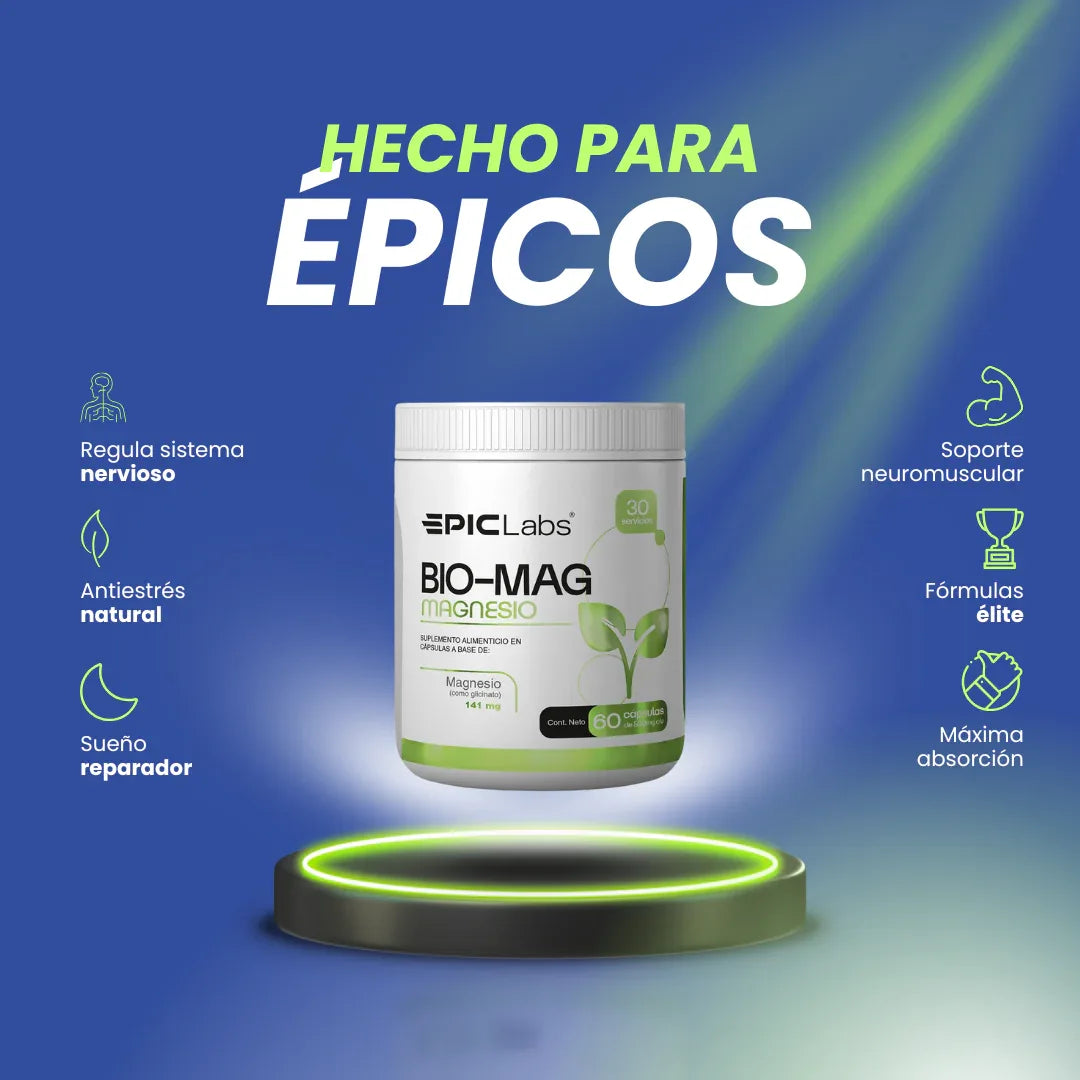 BIOMAG® | Magnesio glicinato recuperación y rendimiento - Get Fit Mexico