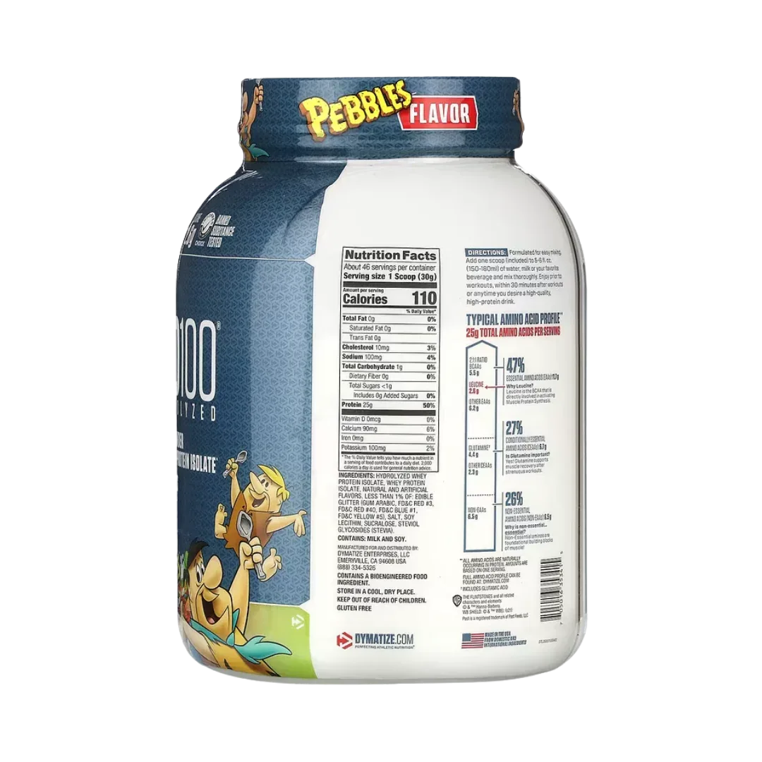 ISO100 Hydrolyzed Dymatize 5lbs - Whey Isolate Hidrolizada - Get Fit Mexico