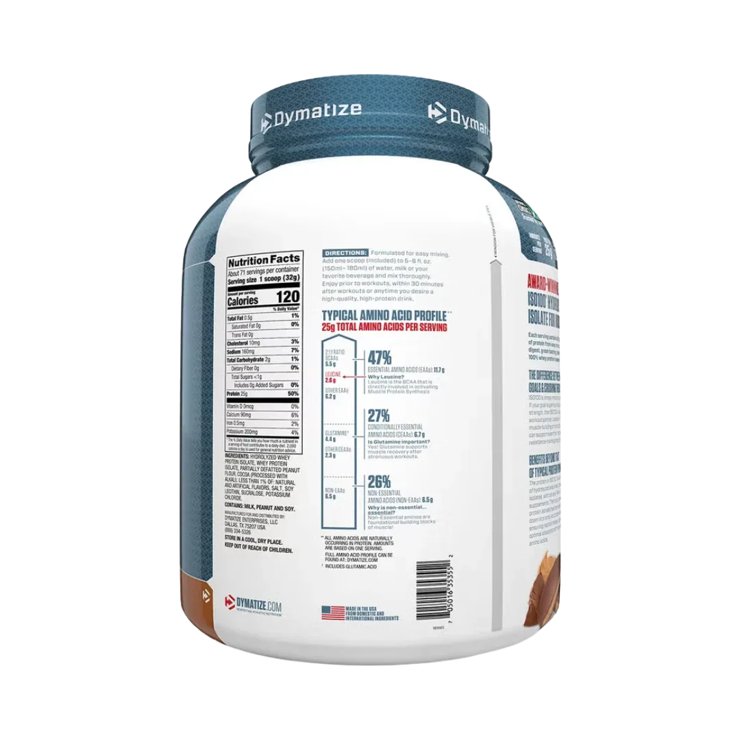 ISO100 Hydrolyzed Dymatize 5lbs - Whey Isolate Hidrolizada - Get Fit Mexico