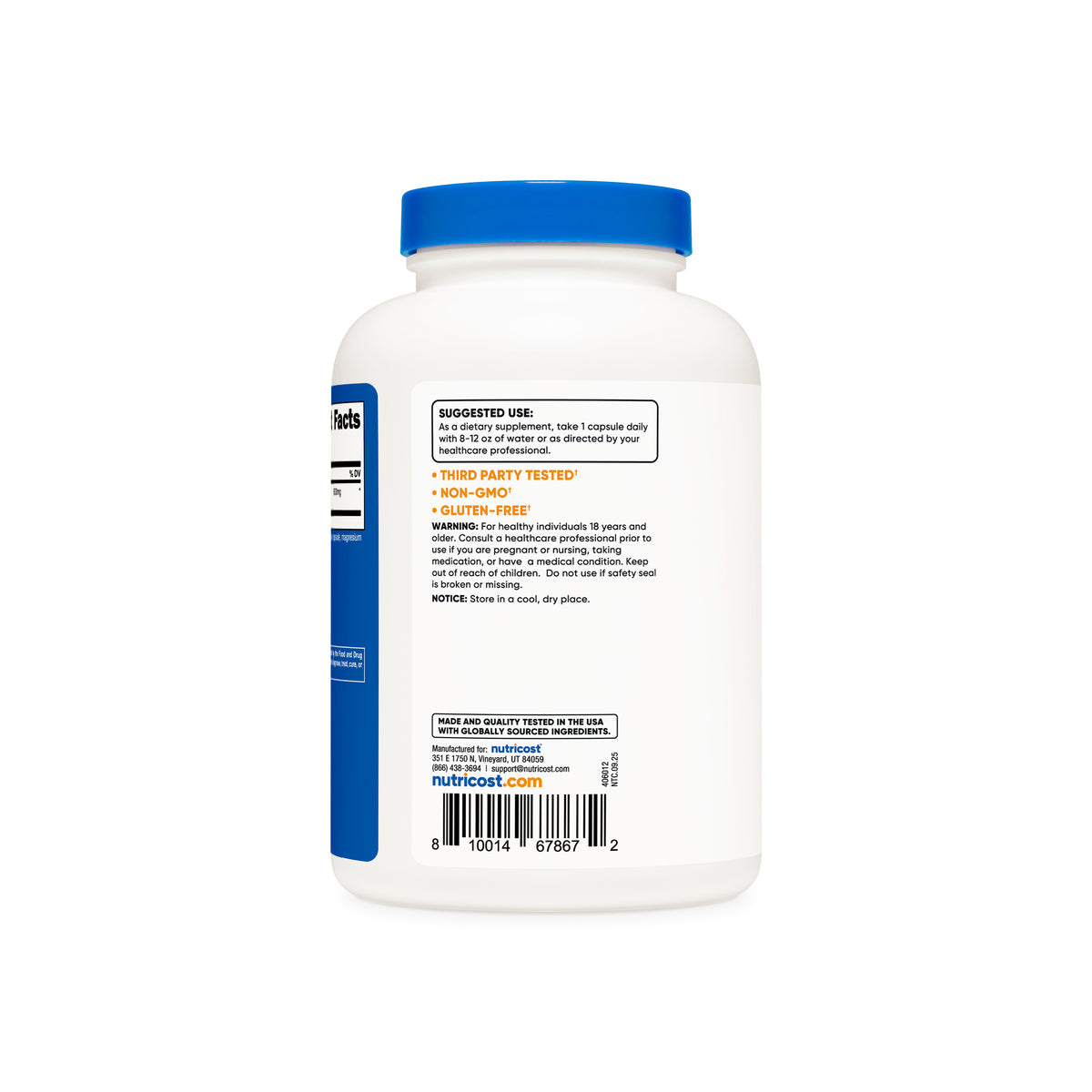 Nutricost Fadogia Agrestis 600mg - Modo de uso