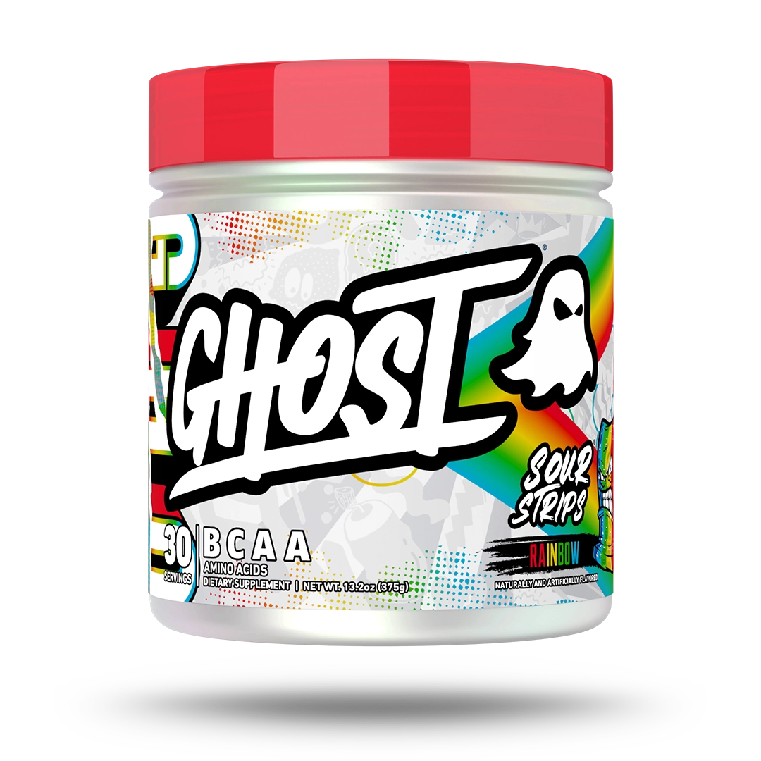 GHOST BCAA - foto frontal del bote