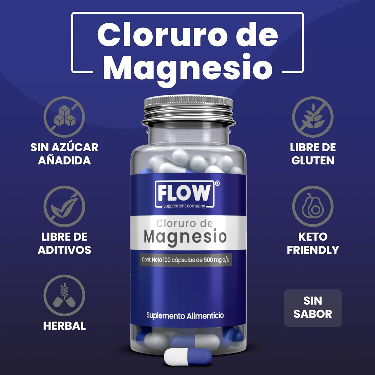 Cloruro de Magnesio FLOW - Sellos de calidad y confianza