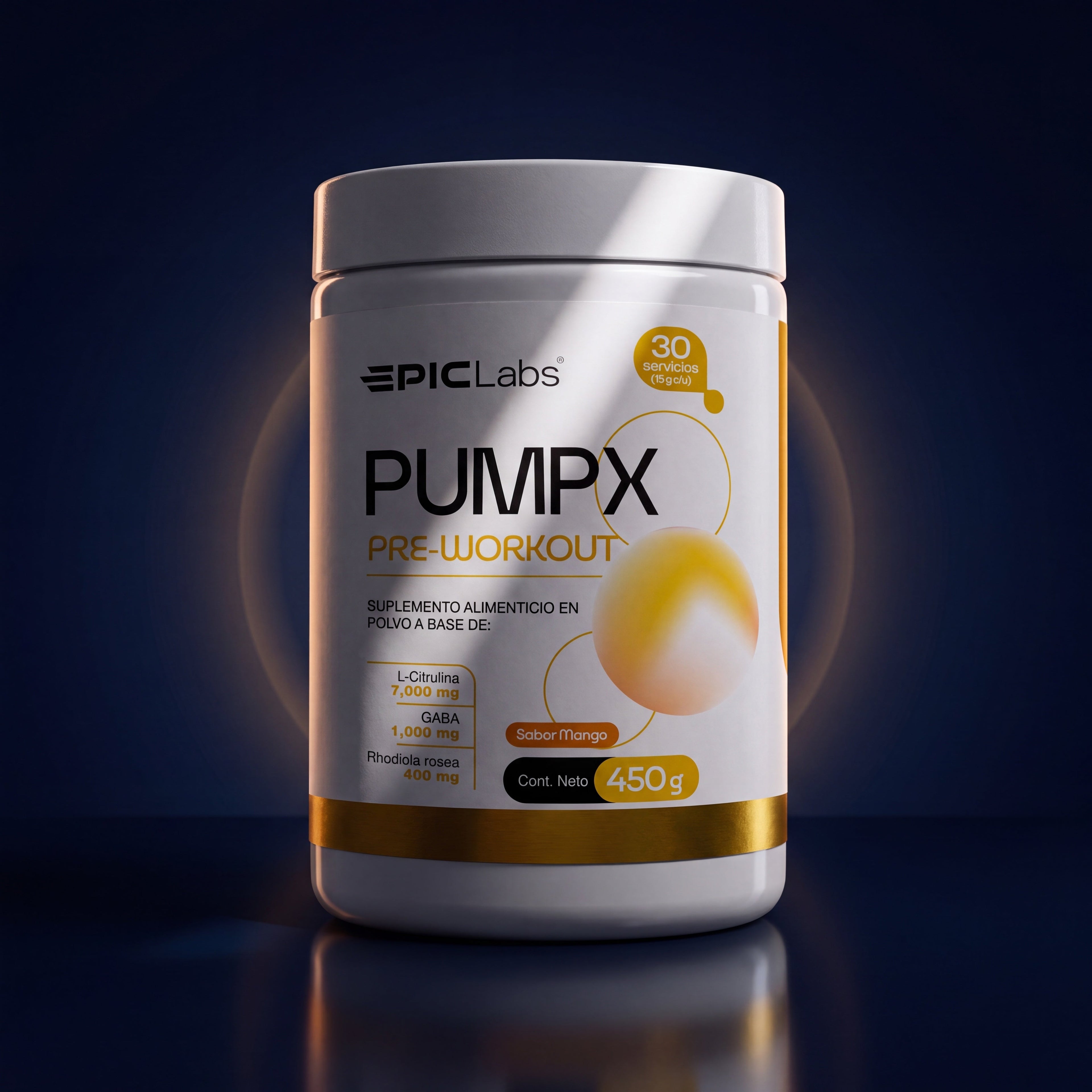 PUMPX® | Preentreno Sin Estimulantes 30 Tomas | Enfoque y Bombeo Extremo