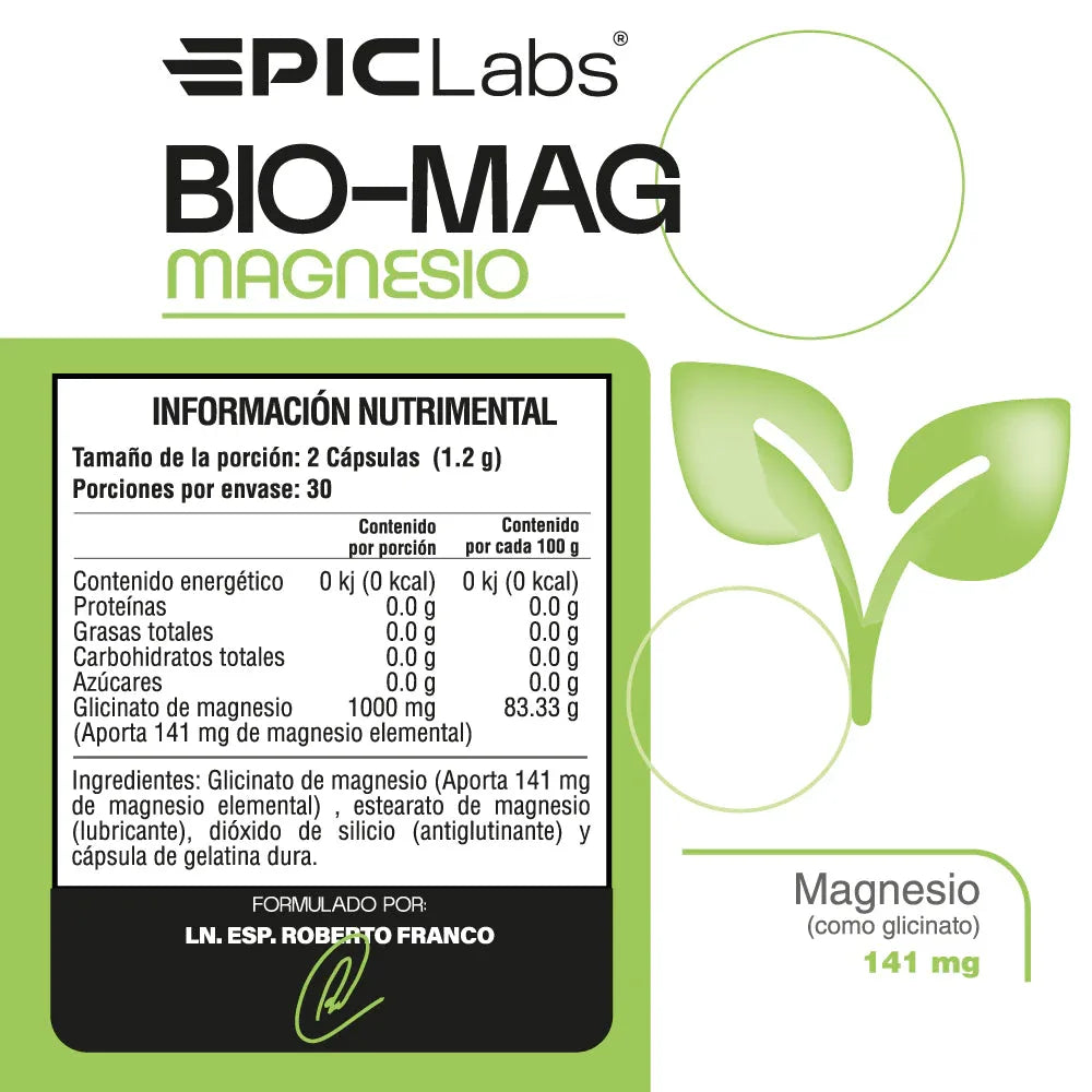 BIOMAG® | Magnesio glicinato recuperación y rendimiento - Get Fit Mexico