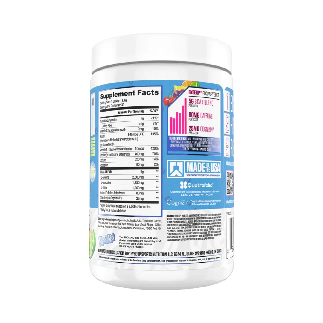 Focus BCAA RYSE - Aminoácidos + Enfoque Mental - Get Fit Mexico