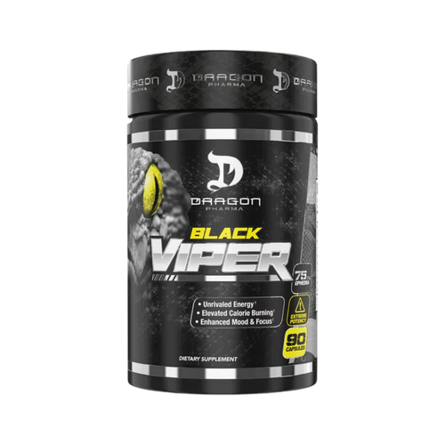 Black Viper Termogénico Dragon Pharma - Energía y Quema de Grasa - Get Fit Mexico