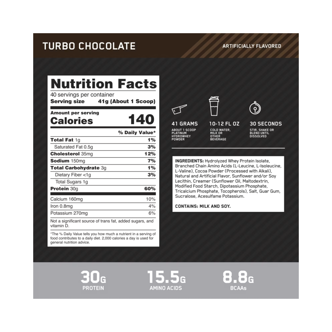 Proteína Hidrolizada Hydro Whey | Optimum Nutrition 40 Tomas