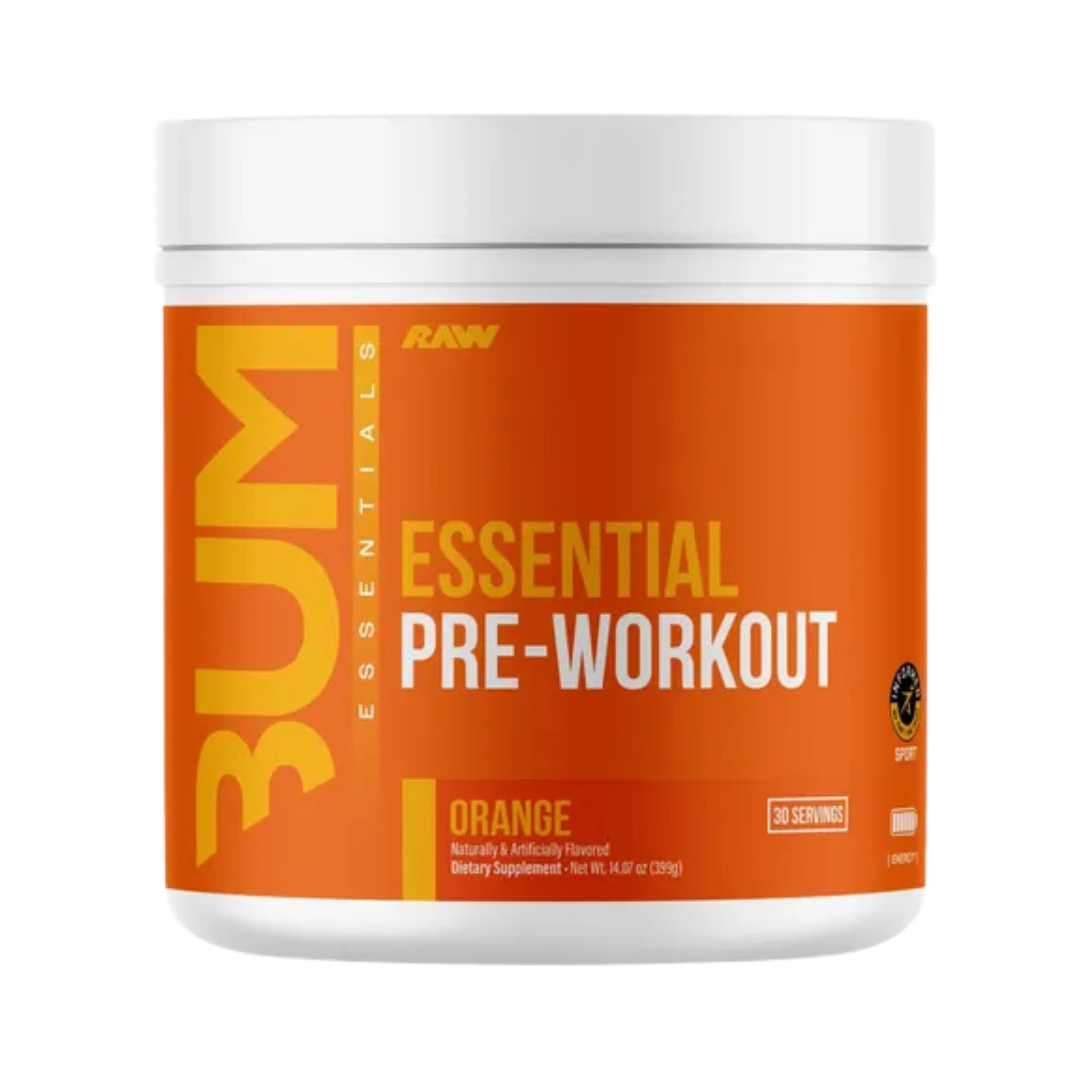 Essential Pre-Entreno CBUM x RAW - Energía y Bombeo 30 Tomas