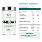 Omega 3 Diet House Life - Aceite de Salmón 1200mg - 90 Softgel