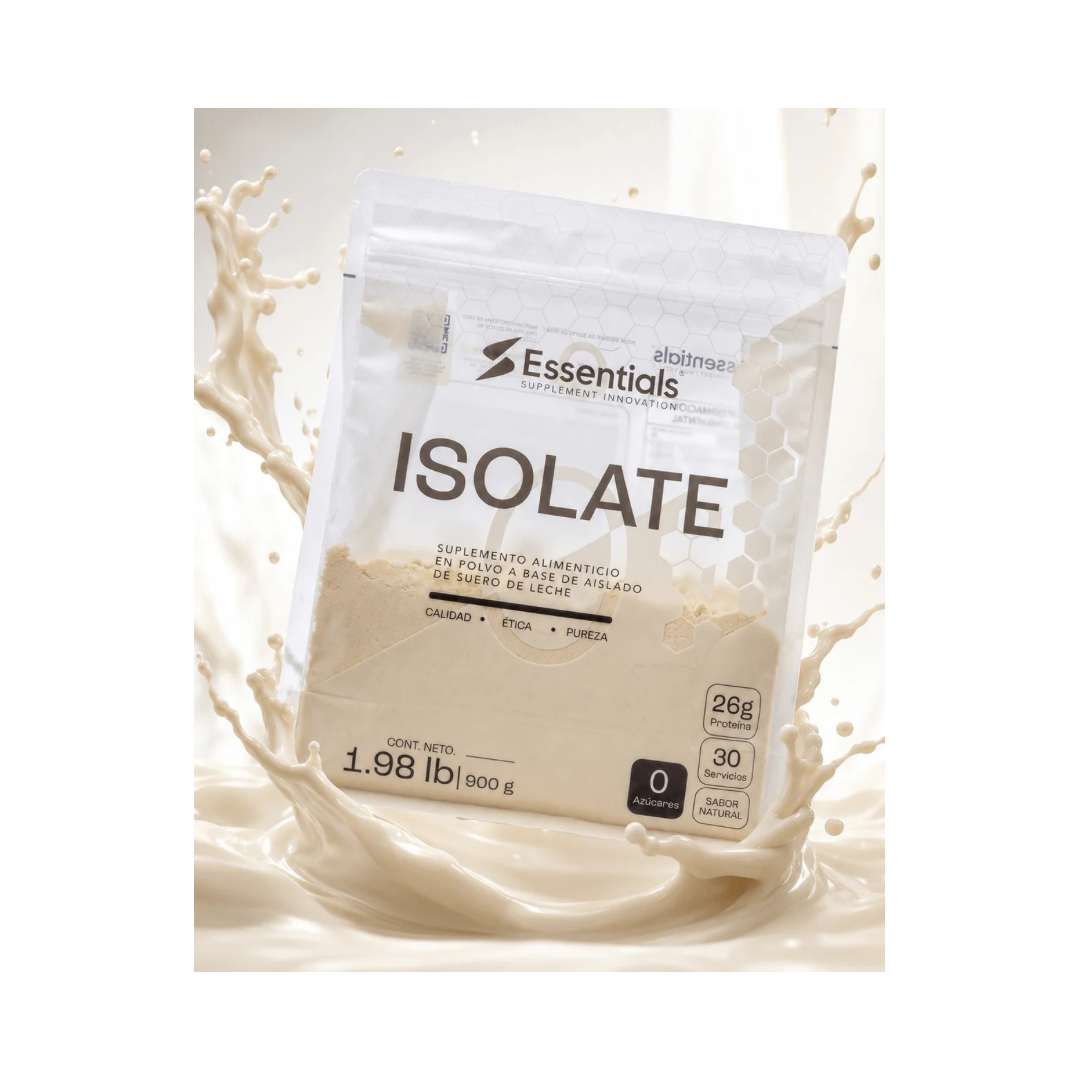 Isolate Essentials | Proteína Aislada 26g | Sin Sabor | 30 Servicios