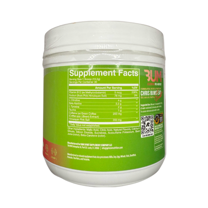 Essential Pre Entreno de CBUM x RAW