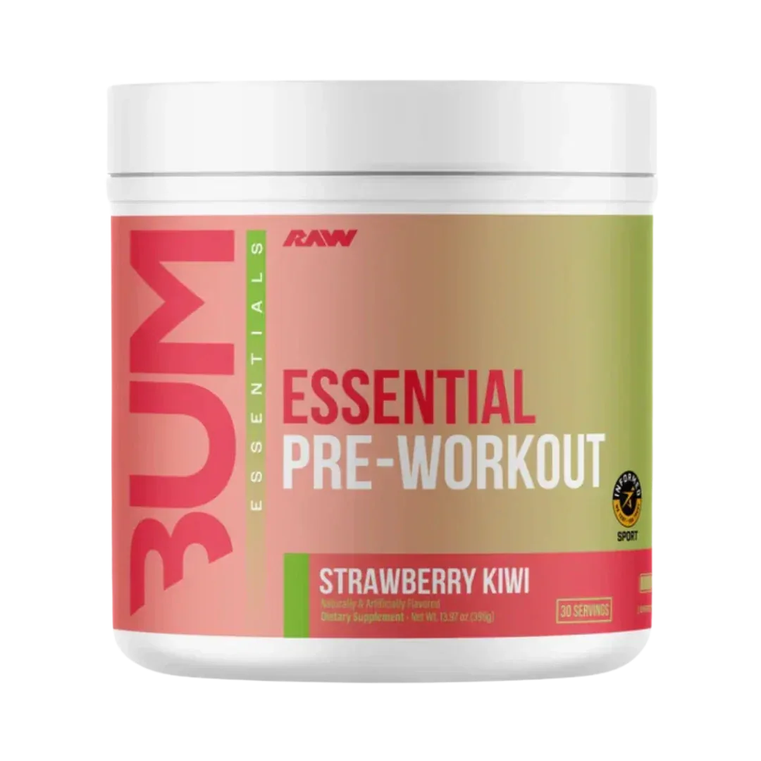 Essential Pre-Entreno CBUM x RAW - Energía y Bombeo 30 Tomas - Get Fit Mexico