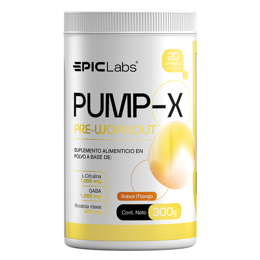 PUMPX® | Preentreno Sin Estimulantes | Enfoque y Bombeo Extremo