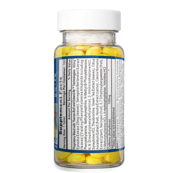 Hi-Tech Lipodrene Original - etiqueta trasera