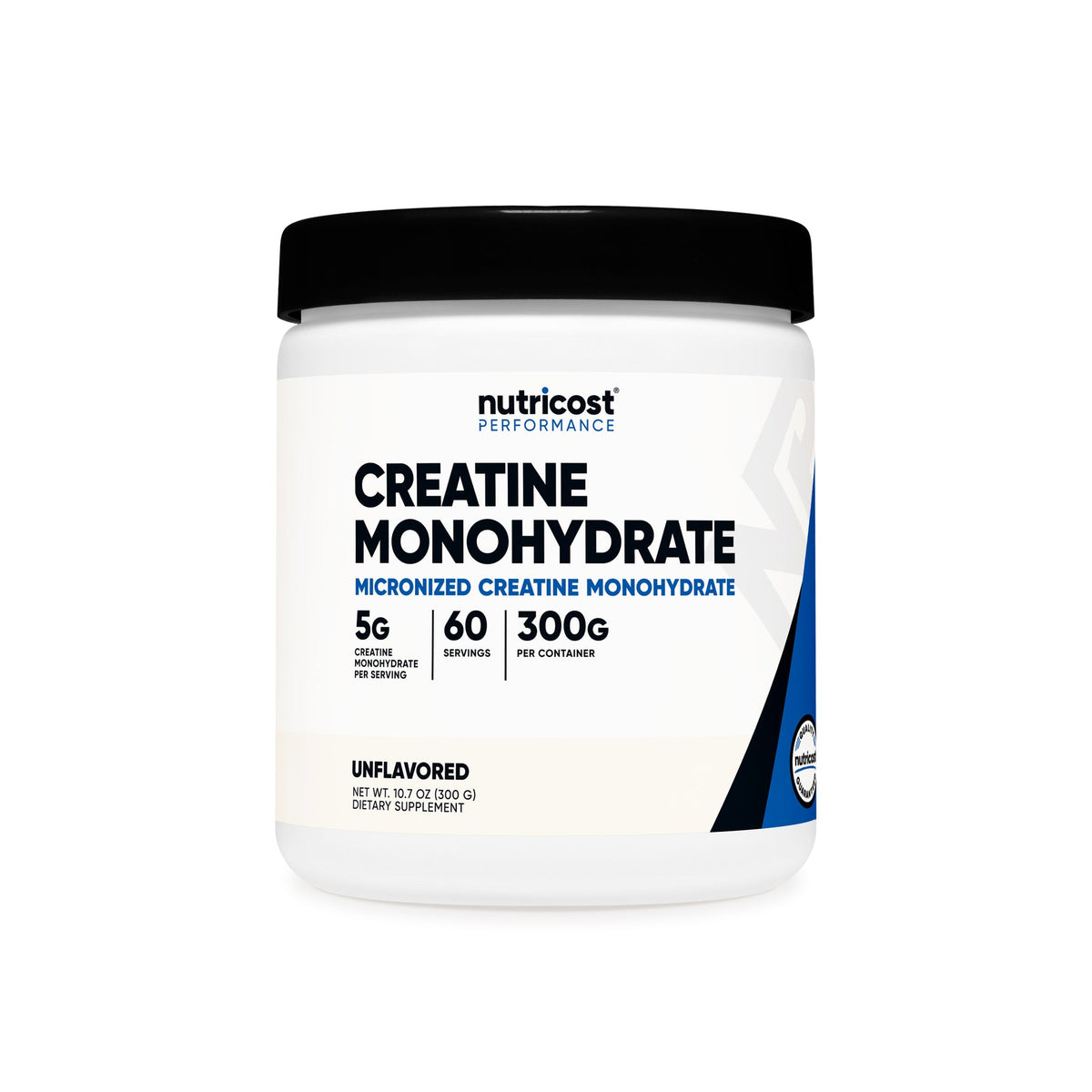 Nutricost Creatina Monohidratada Micronizada 300g - Sin Sabor