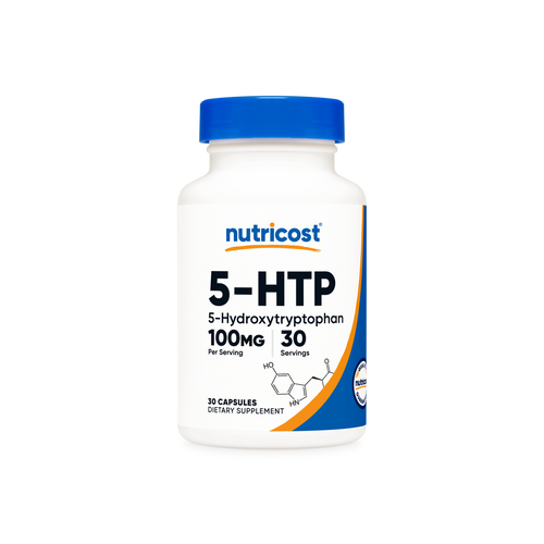 Nutricost 5-HTP 100mg 30 Capsulas - envase frontal