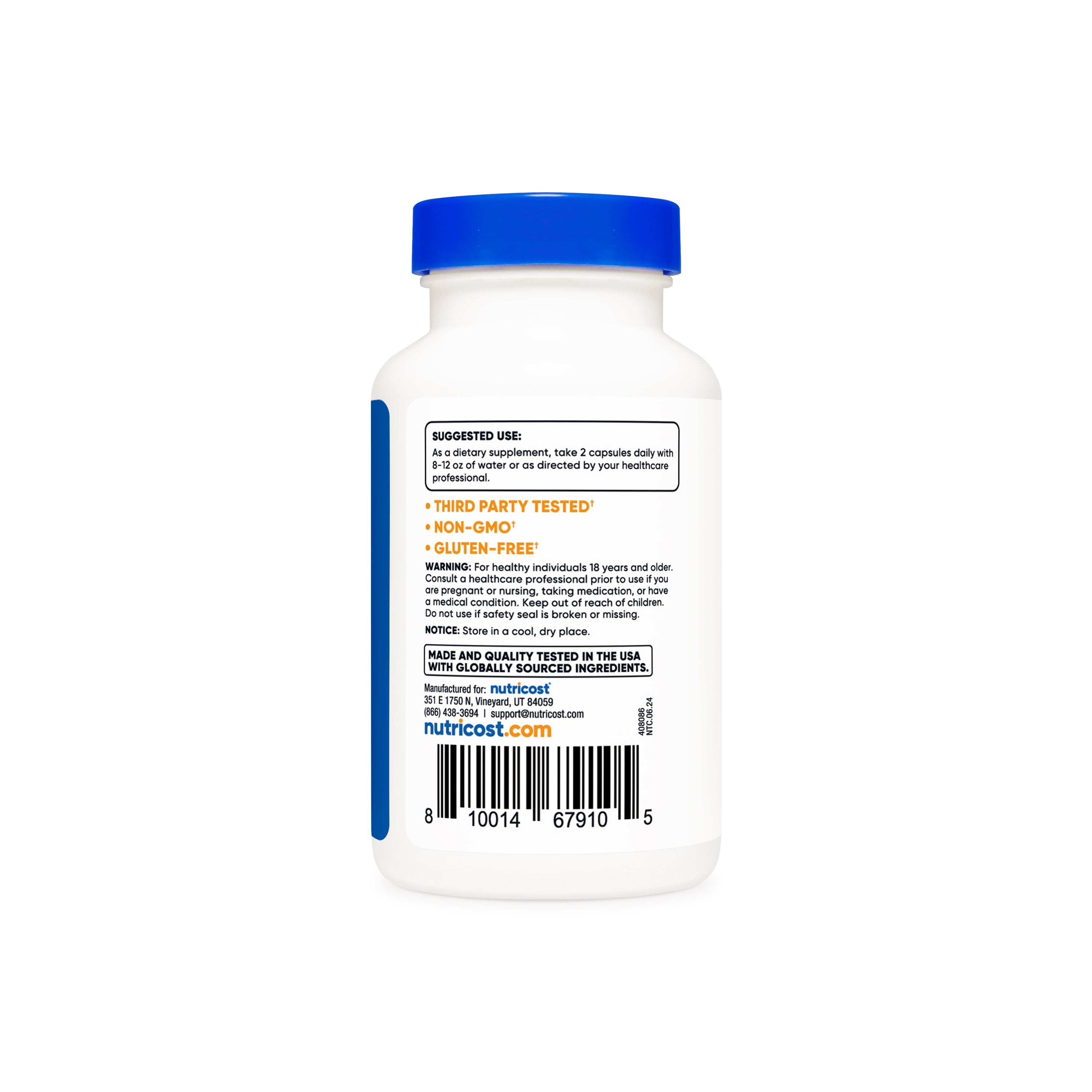 Nutricost Alpha GPC 600mg - Modo de uso
