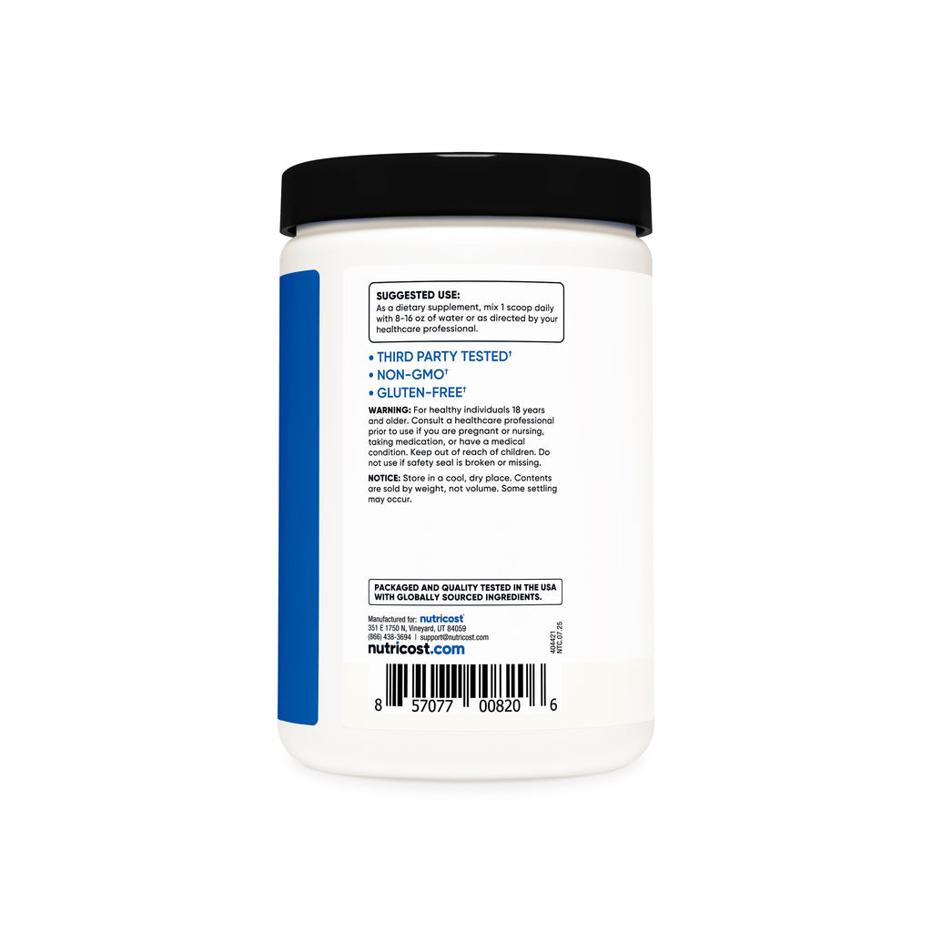 Modo de uso Nutricost BCAA Sin Sabor